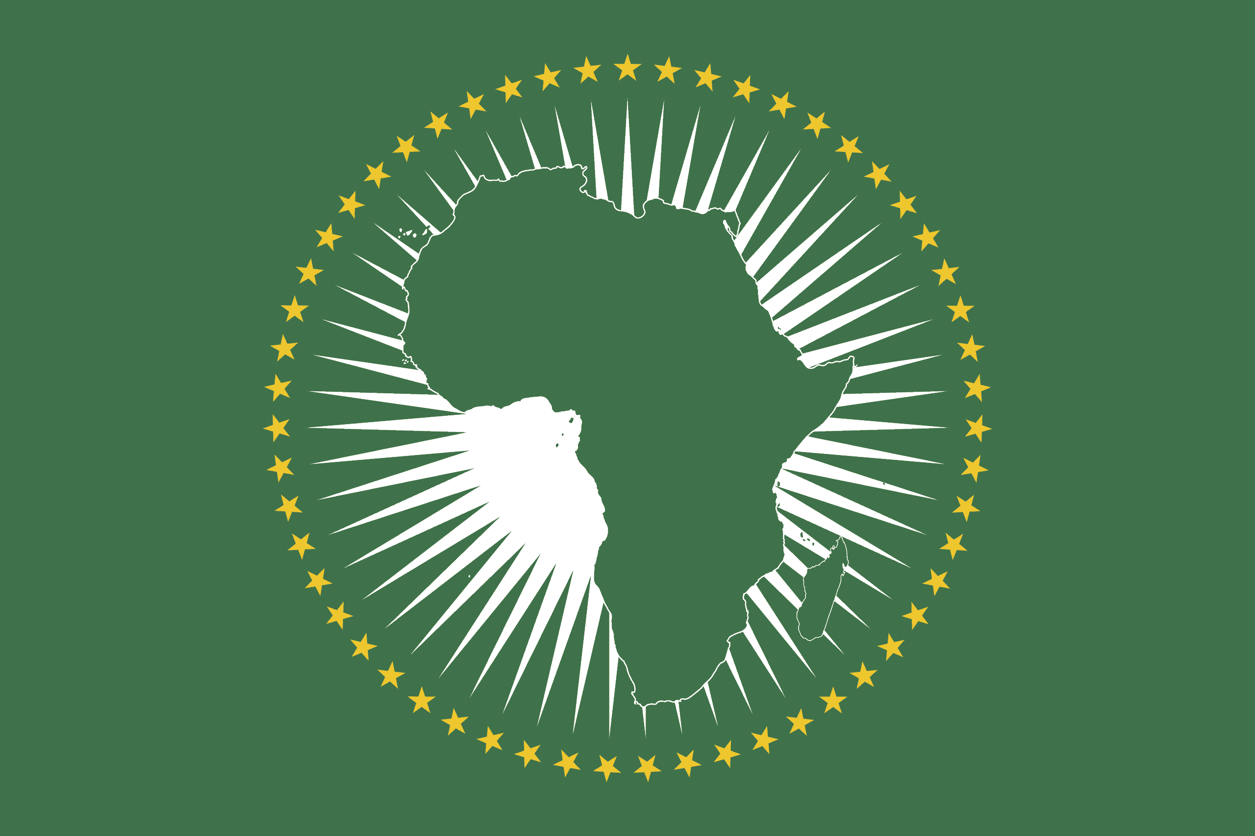 The flag of the African Union.